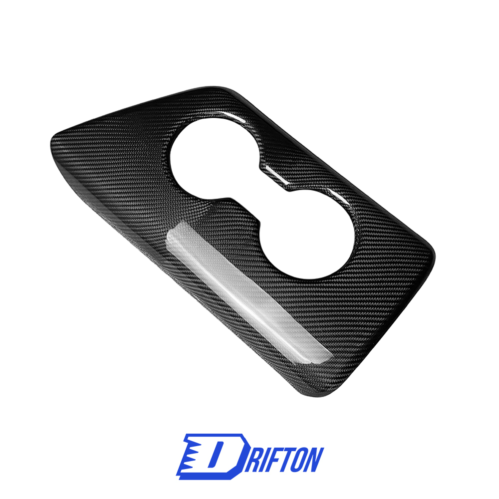 Dry Carbon Fiber Interiors Kits Armrest Cup Holder Cover For Toyota Supra MK5 A90 A91 GR 2019-2024