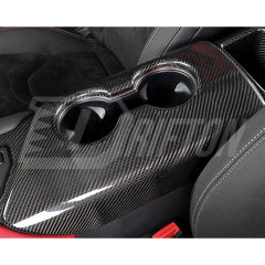Dry Carbon Fiber Interiors Kits Armrest Cup Holder Cover For Toyota Supra MK5 A90 A91 GR 2019-2024