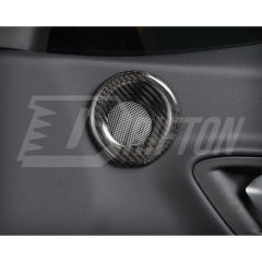 Dry Carbon Fiber Interiors Kits Door Speaker Cover Trim For Toyota Supra MK5 A90 A91 GR 2019-2024