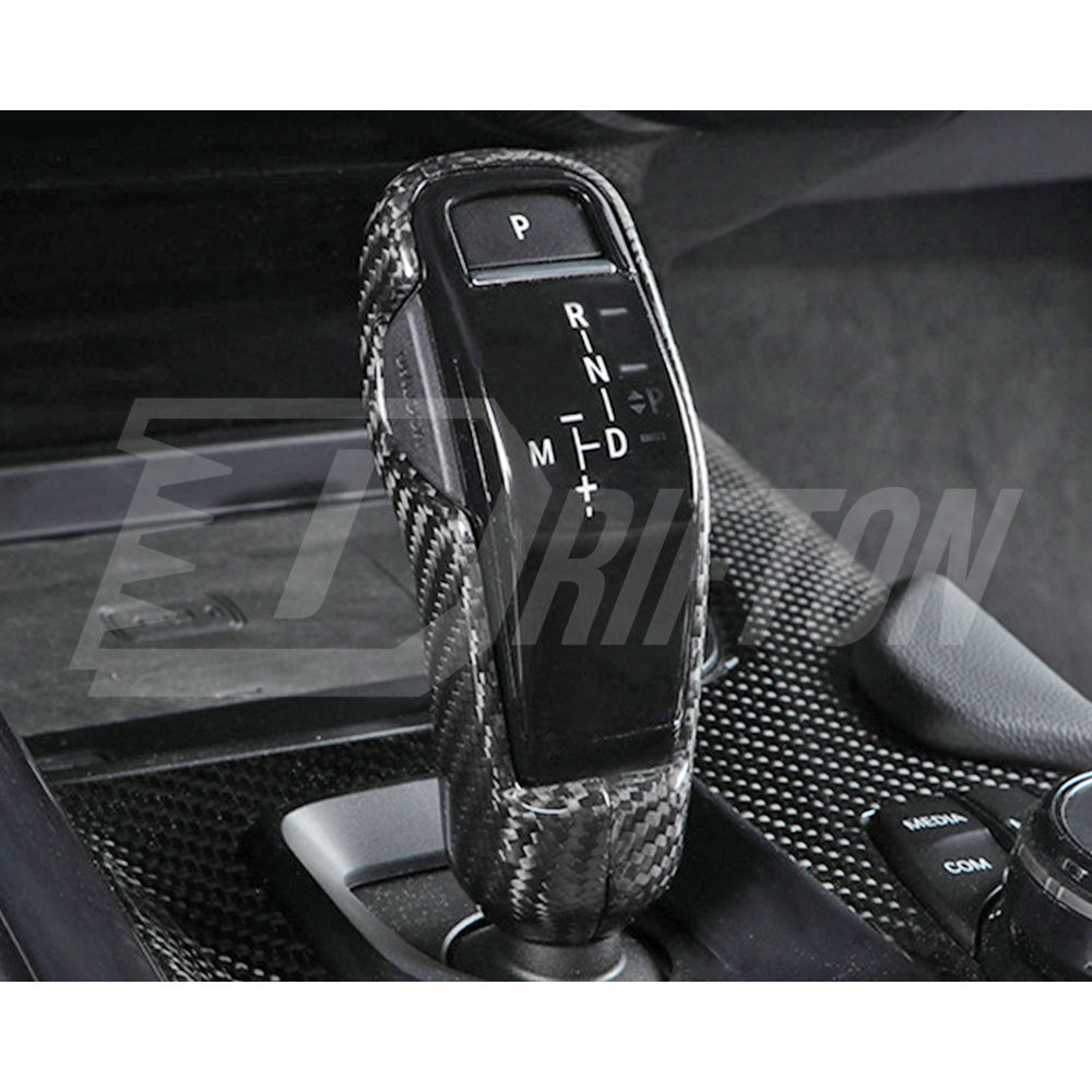 Dry Carbon Fiber Interiors Kits Gear Shift Knob Cover For Toyota Supra MK5 A90 A91 GR 2019-2024