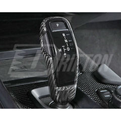 Dry Carbon Fiber Interiors Kits Gear Shift Knob Cover For Toyota Supra MK5 A90 A91 GR 2019-2024