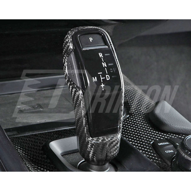 Dry Carbon Fiber Interiors Kits Gear Shift Knob Cover For Toyota Supra MK5 A90 A91 GR 2019-2024