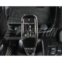 Dry Carbon Fiber Interiors Kits Gear Shift Knob Cover For Toyota Supra MK5 A90 A91 GR 2019-2024