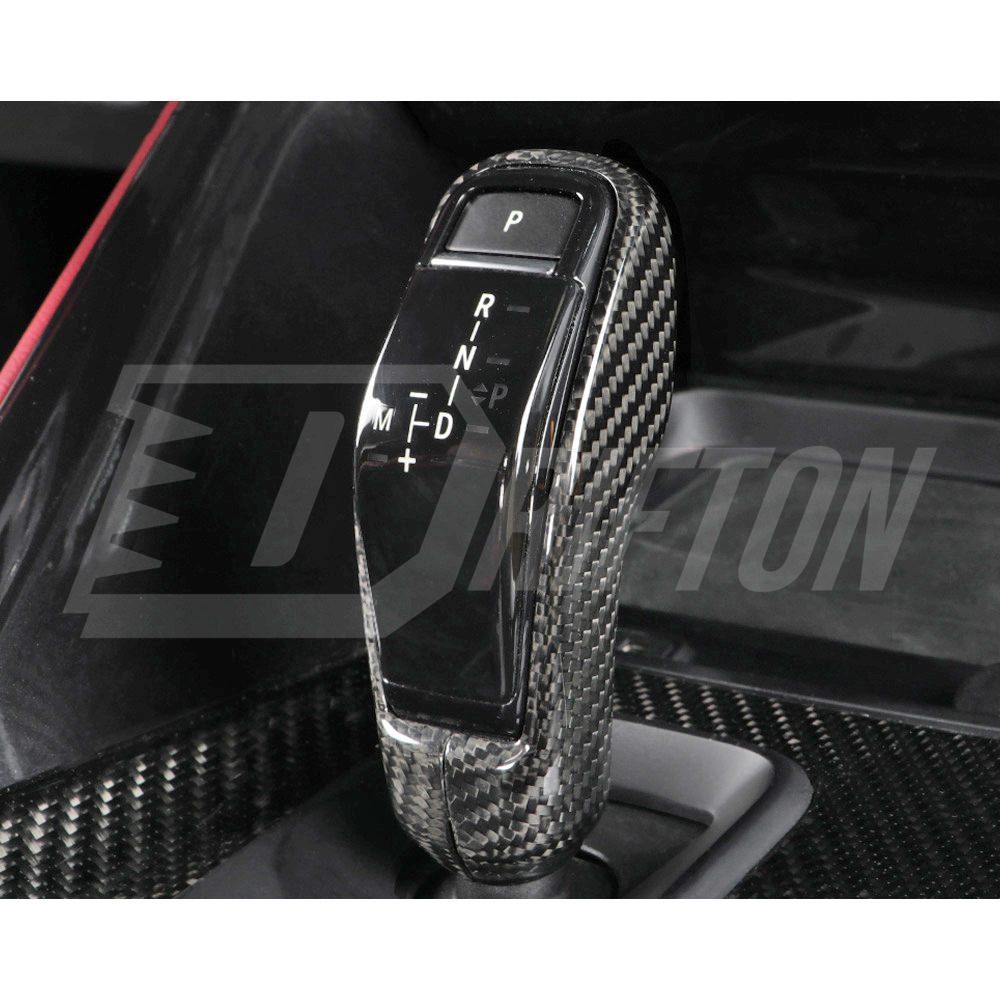 Dry Carbon Fiber Interiors Kits Gear Shift Knob Cover For Toyota Supra MK5 A90 A91 GR 2019-2024