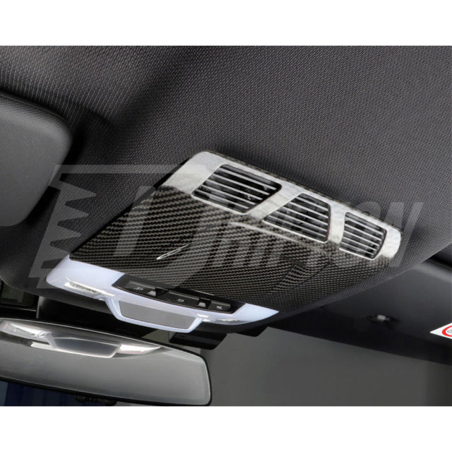 Dry Carbon Fiber Interiors Kits Reading Light Trim Cover For Toyota Supra MK5 A90 A91 GR 2019-2024