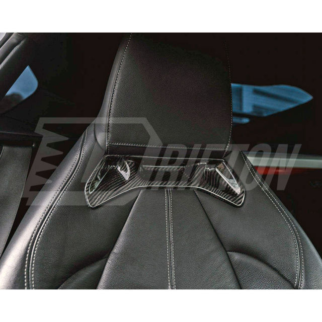 Dry Carbon Fiber Interiors Kits Seat Insert Cover Pair For Toyota Supra MK5 A90 A91 GR 2019-2024