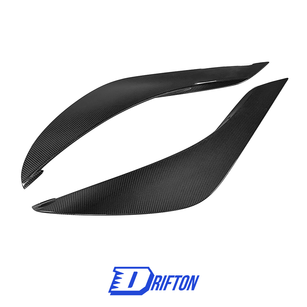 Dry Carbon Fiber Rear Side Blades Door Trims For Toyota Supra MK5 A90 A91 GR 2019-2024