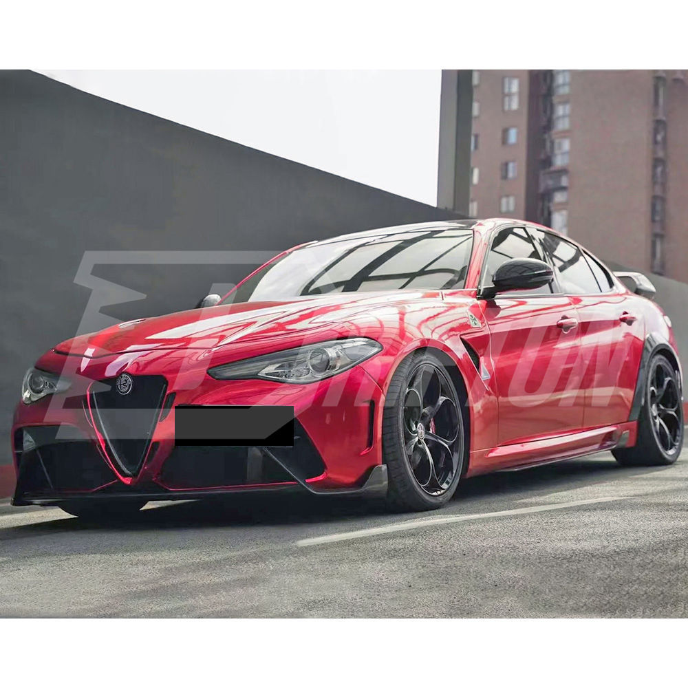 GTAM Style Partial Carbon Fiber Body Kit For Alfa Romeo Giulia 2016-2023