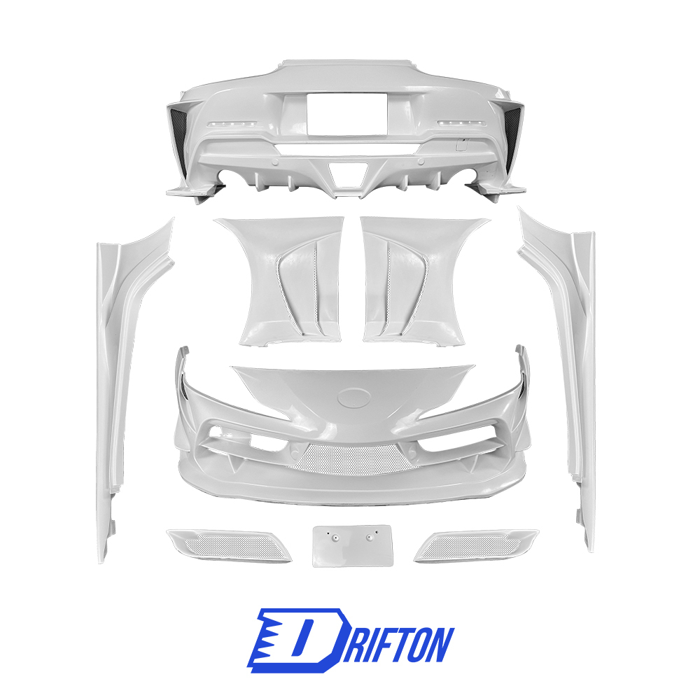 INGS Style Glass Fiber Body Kit For Toyota Supra MK5 A90 A91 GR 2019-2024