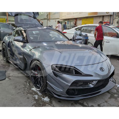 INGS Style Glass Fiber Front Bumper For Toyota Supra MK5 A90 A91 GR 2019-2024