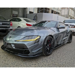 INGS Style Glass Fiber Front Bumper For Toyota Supra MK5 A90 A91 GR 2019-2024