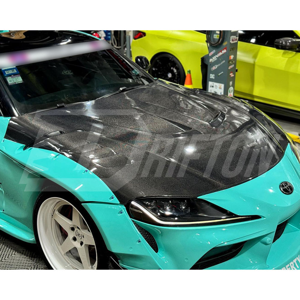 LB Style Carbon Fiber Hood For Toyota Supra MK5 A90 A91 GR 2019-2024