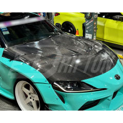 LB Style Carbon Fiber Hood For Toyota Supra MK5 A90 A91 GR 2019-2024