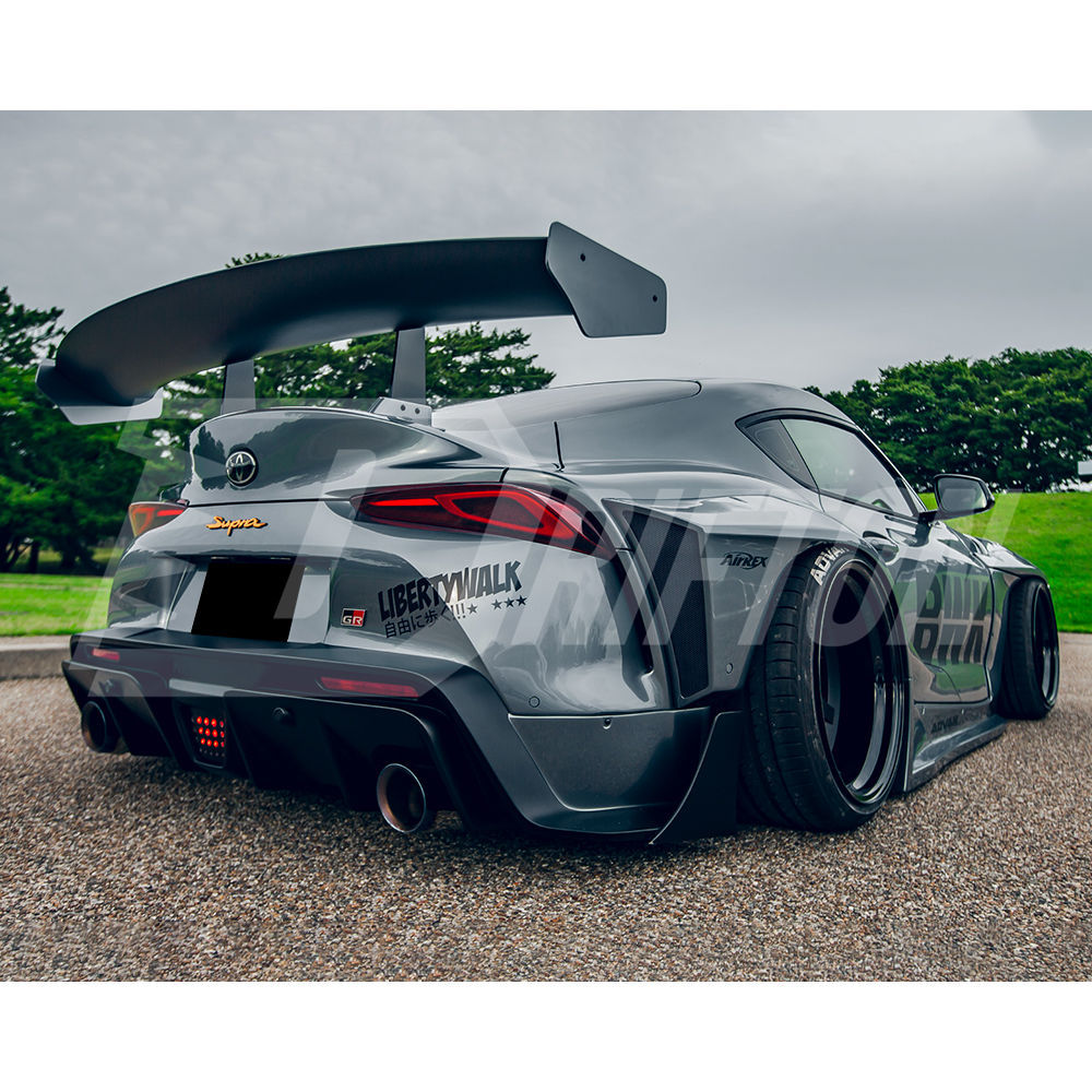 LB Swan Neck Style Carbon Fiber GT Spoiler Rear Wing For Toyota Supra MK5 A90 A91 GR 2019-2024