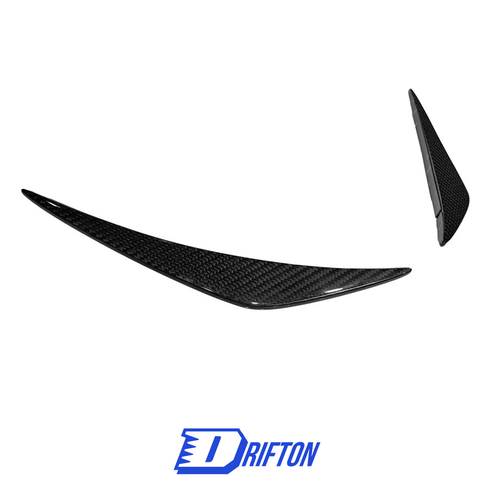 OD Style Dry Carbon Fiber Front Bumper Canards For Lotus Emira