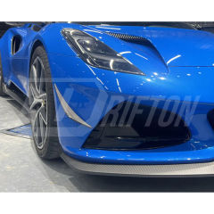 OD Style Dry Carbon Fiber Front Bumper Canards For Lotus Emira