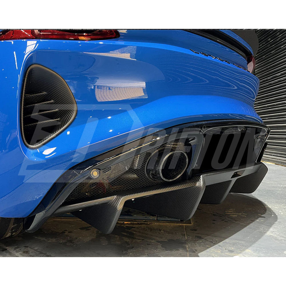 OD Style Dry Carbon Fiber Rear Bumper Vent Ducts For Lotus Emira