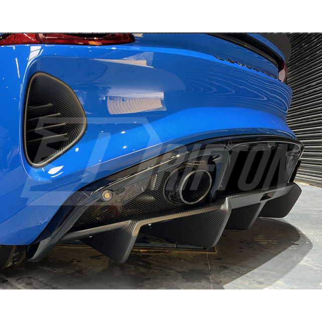 OD Style Dry Carbon Fiber Rear Bumper Vent Ducts For Lotus Emira