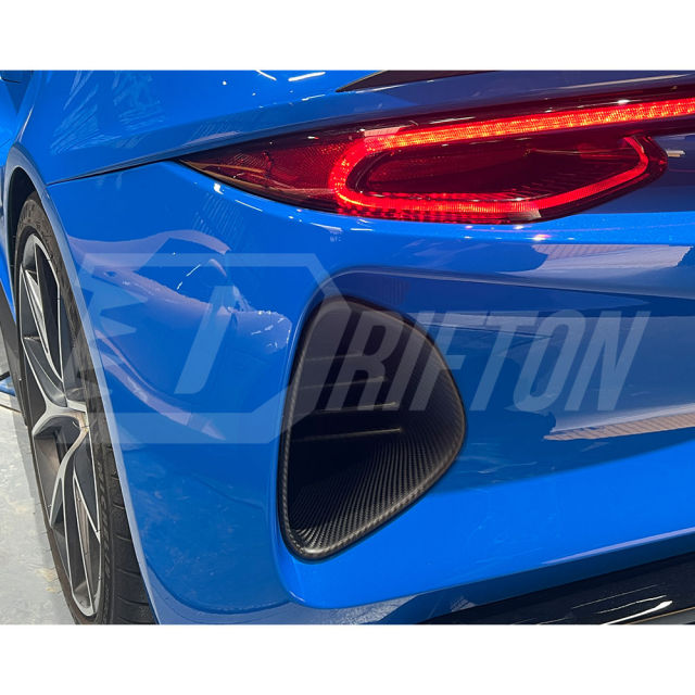 OD Style Dry Carbon Fiber Rear Bumper Vent Ducts For Lotus Emira