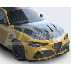 VA Style Forged Carbon Fiber Hood For Alfa Romeo Giulia & Quadrifoglio 2016-2023