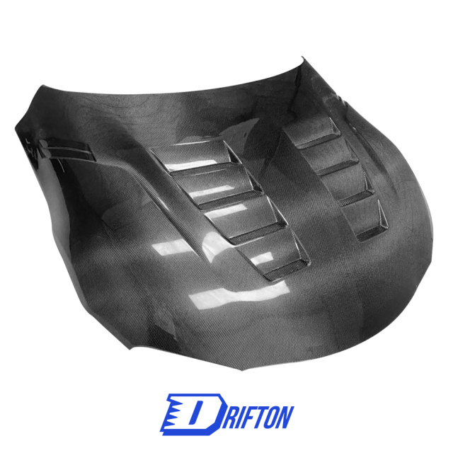 Vented Style Carbon Fiber Hood For Toyota Supra MK5 A90 A91 GR 2019-2024