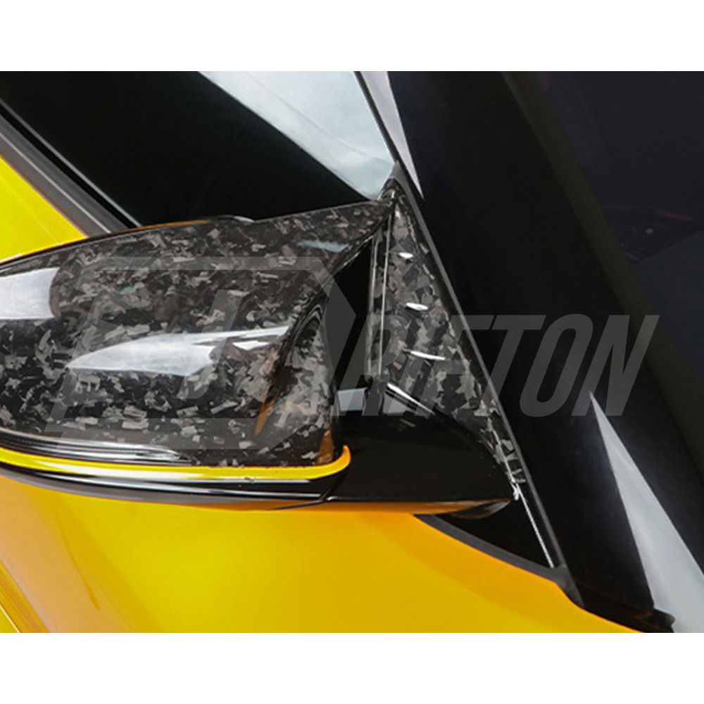 Dry Carbon Fiber  A-pillar Triangle Window Trim Cover For Toyota GR Supra A90 A91 MK5 2019-2024