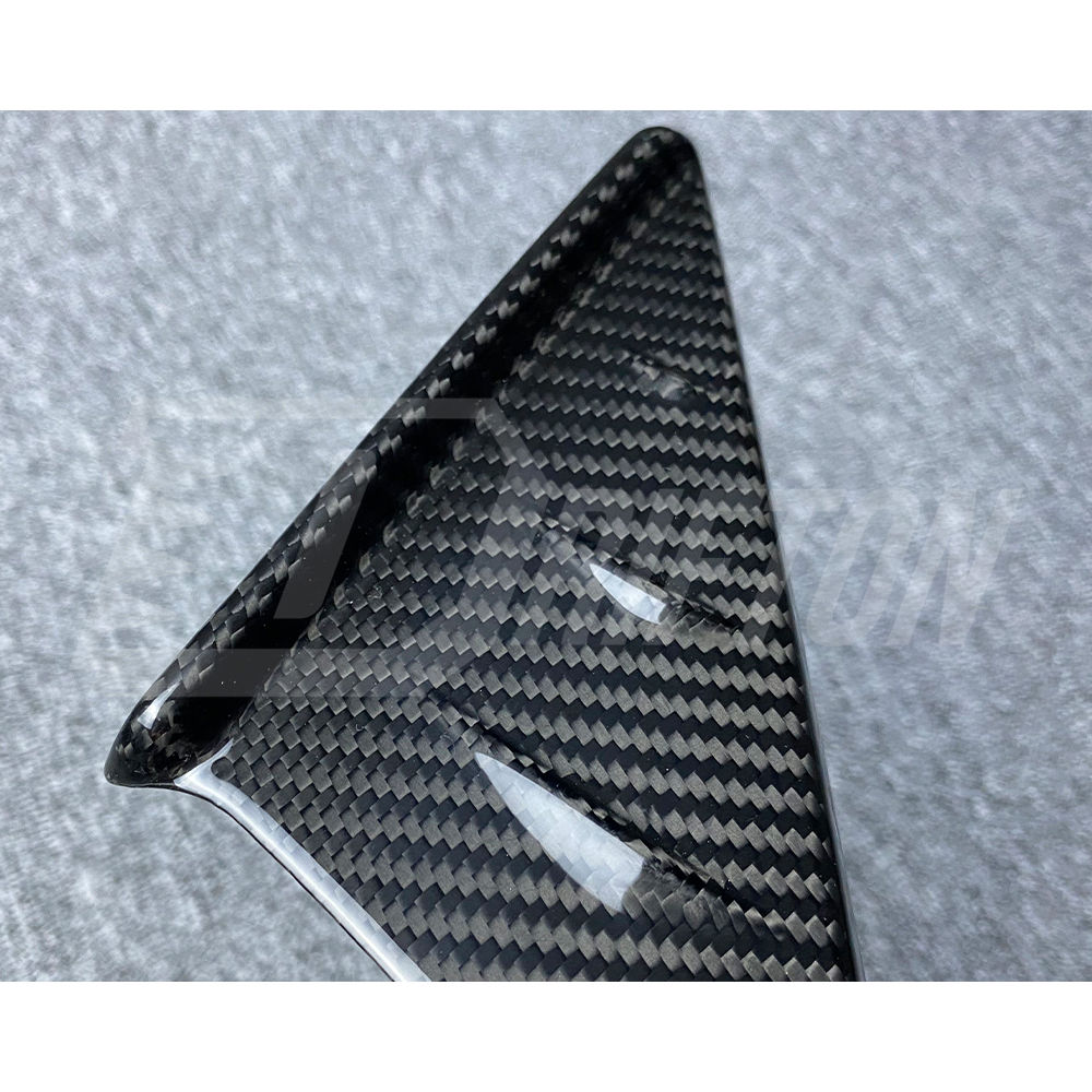 Dry Carbon Fiber  A-pillar Triangle Window Trim Cover For Toyota GR Supra A90 A91 MK5 2019-2024