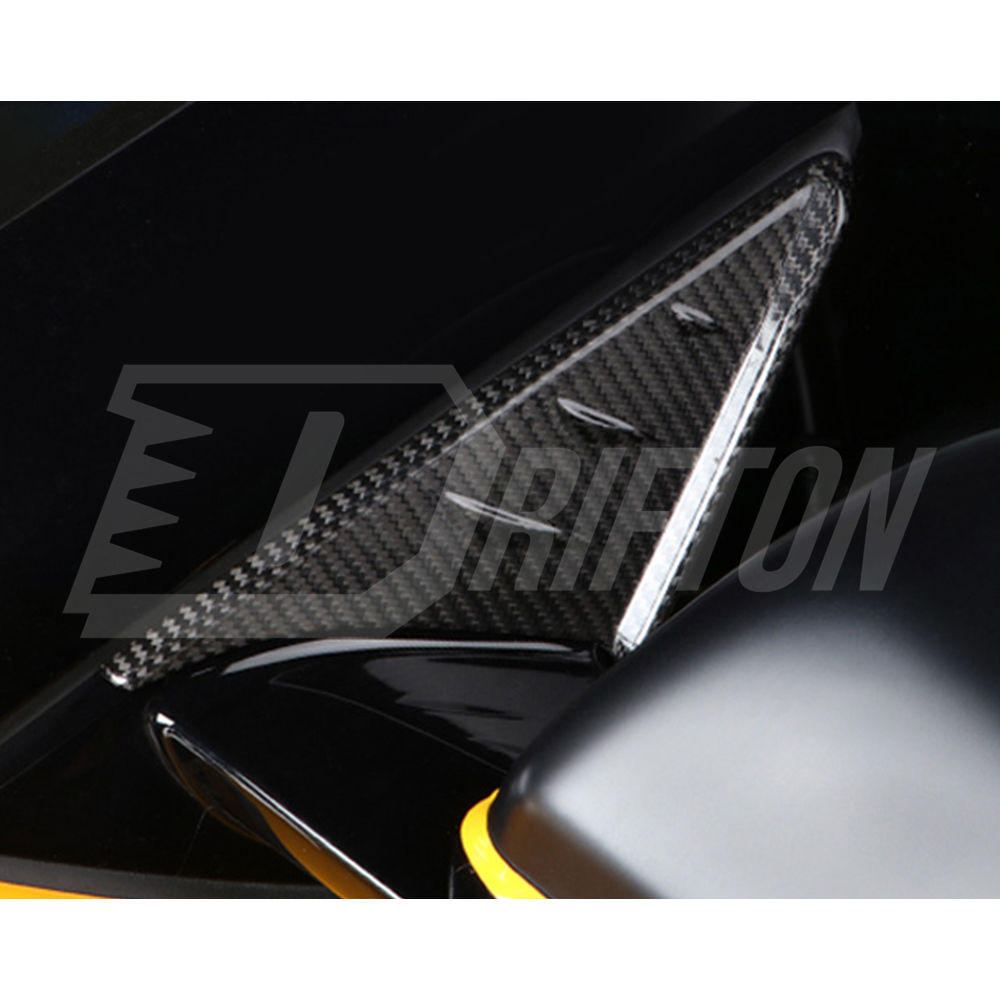 Dry Carbon Fiber  A-pillar Triangle Window Trim Cover For Toyota GR Supra A90 A91 MK5 2019-2024
