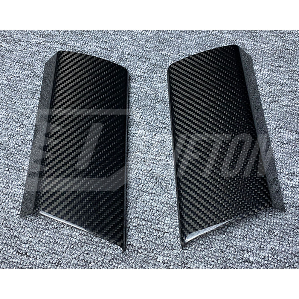 Dry Carbon Fiber Interiors Kits B-pillar Cover Trim For Toyota GR Supra A90 A91 MK5 2019-2024