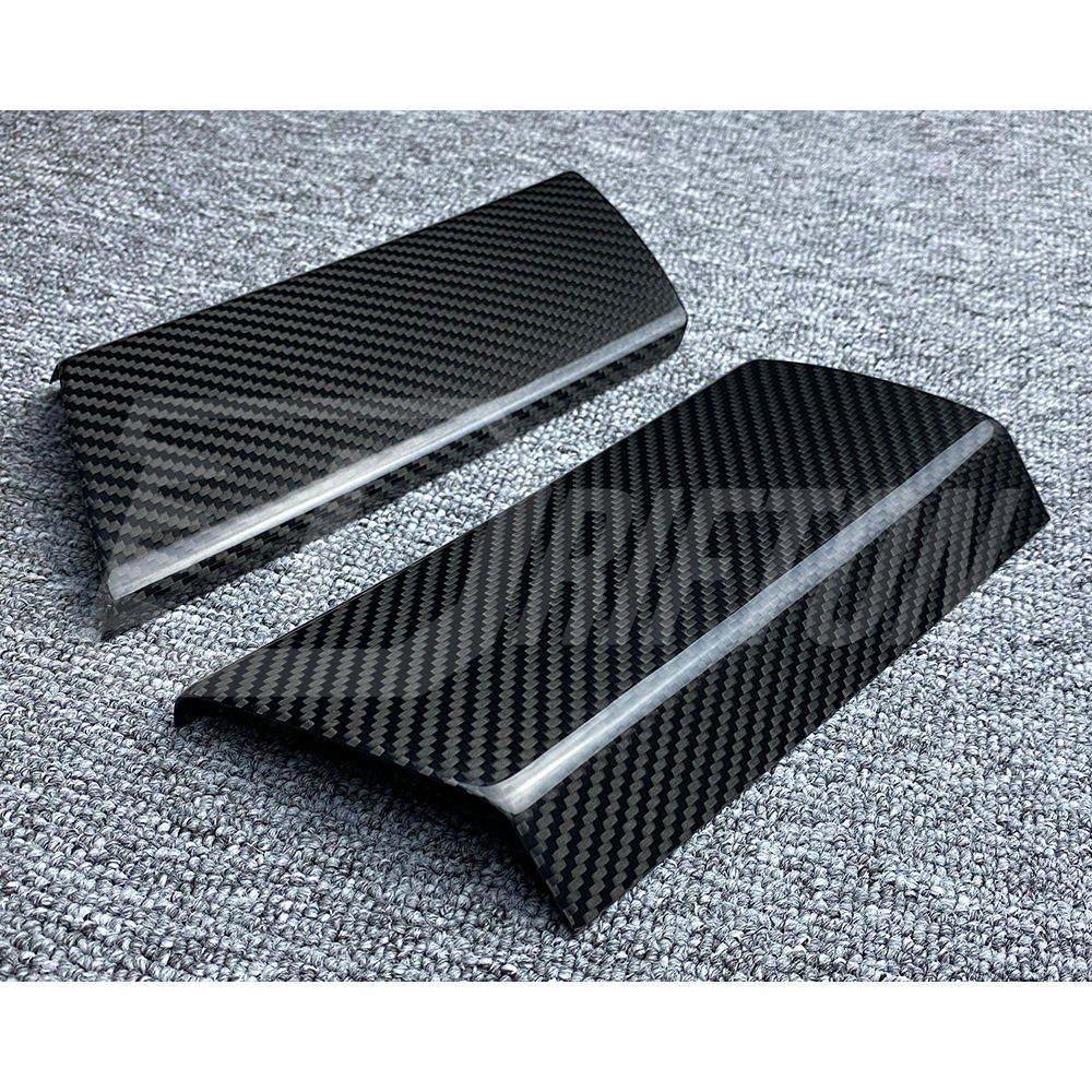 Dry Carbon Fiber Interiors Kits B-pillar Cover Trim For Toyota GR Supra A90 A91 MK5 2019-2024
