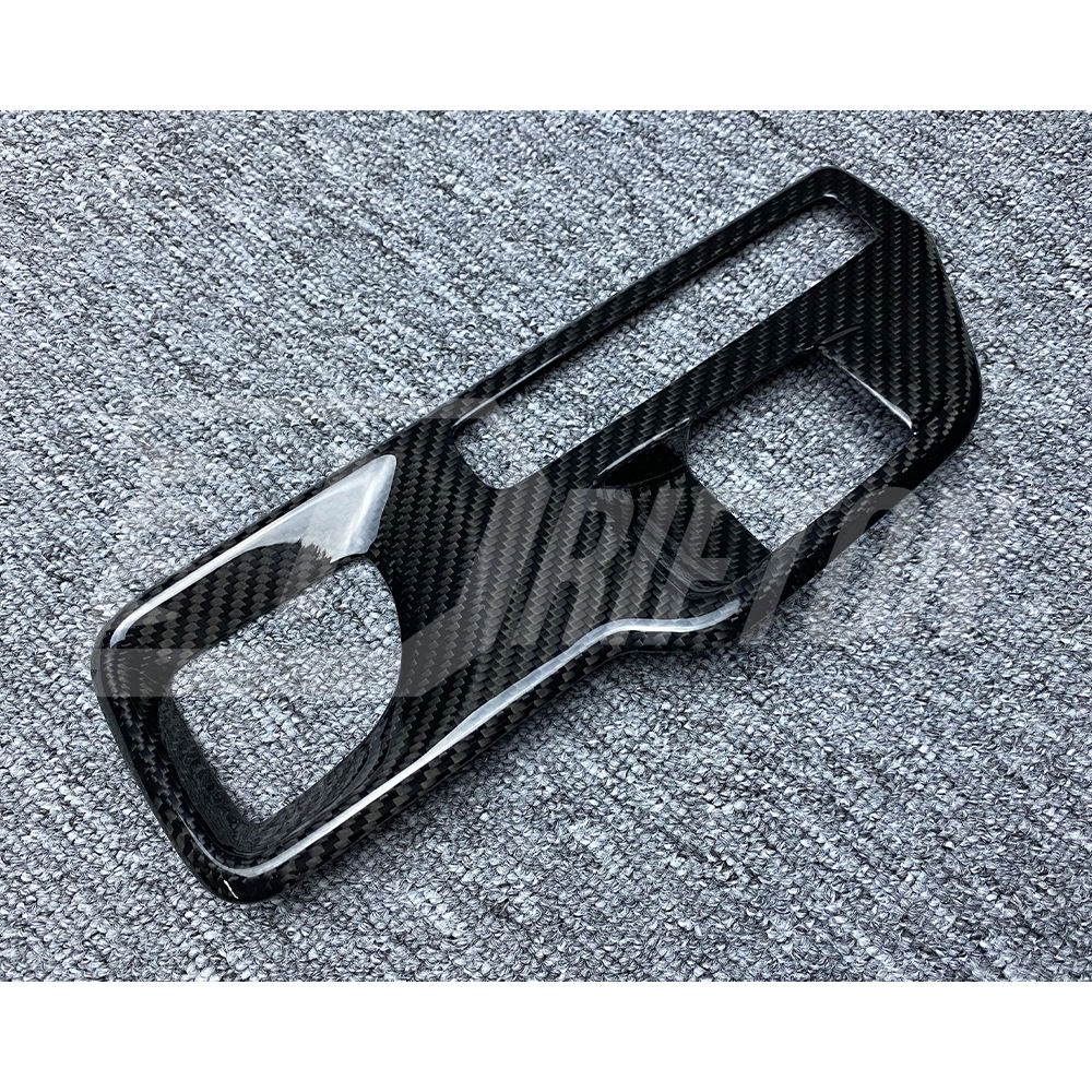 Dry Carbon Fiber Interiors Kits Gear Shift Panel Trim Cover For Toyota GR Supra A90 A91 MK5 2019-2024