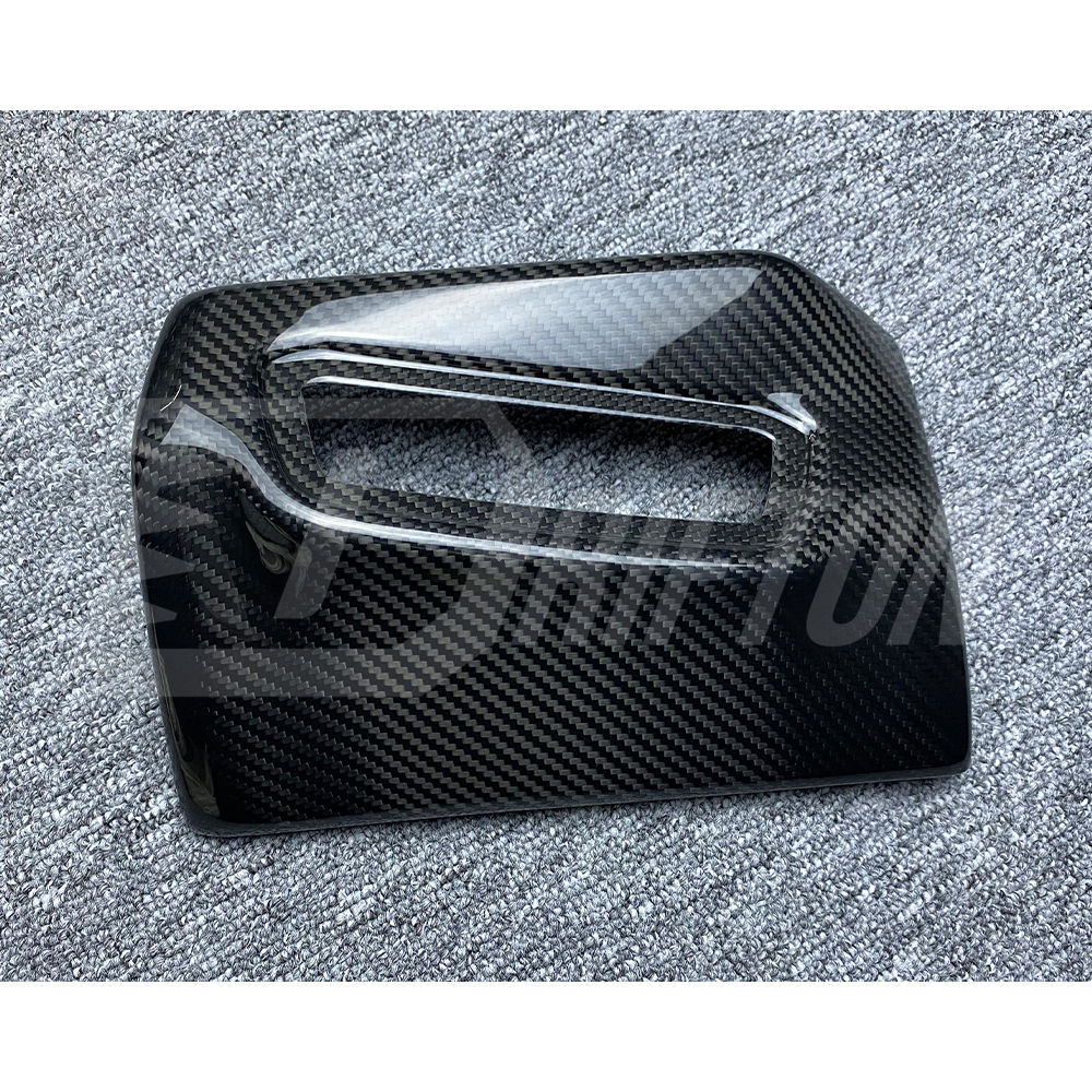 Dry Carbon Fiber Interiors Kits Headlight Power Switch Panel Cover For Toyota GR Supra A90 A91 MK5 2019-2024