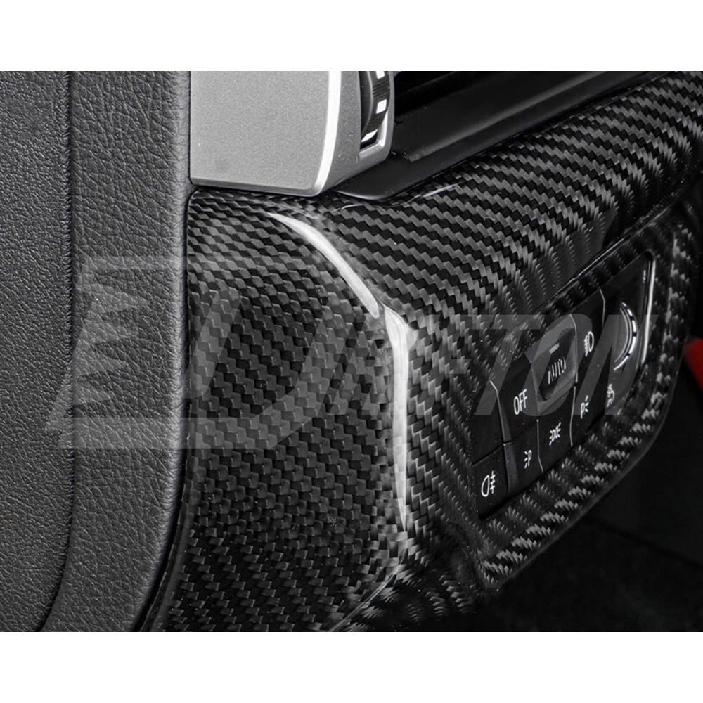 Dry Carbon Fiber Interiors Kits Headlight Power Switch Panel Cover For Toyota GR Supra A90 A91 MK5 2019-2024