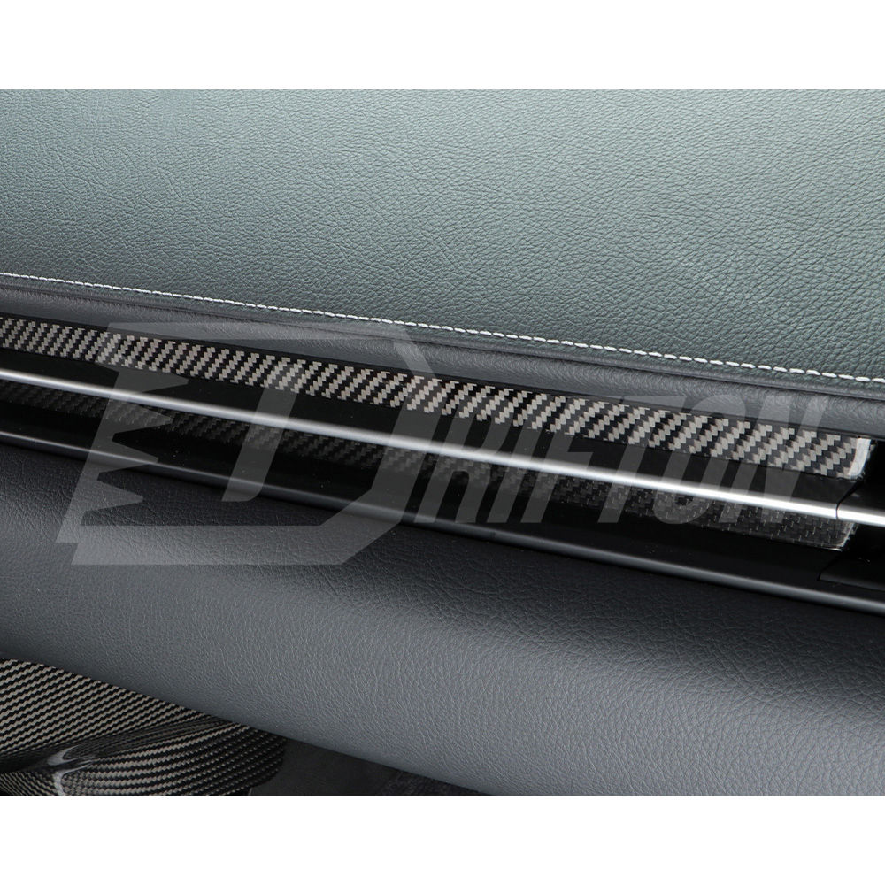 Dry Carbon Fiber Interiors Kits Passenger AC Trim Cover For Toyota GR Supra A90 A91 MK5 2019-2024