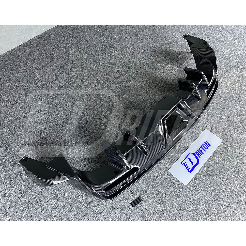 Toms Style Carbon Fiber Rear Diffuser For Toyota Supra MK5 A90 A91 GR 2019-2024