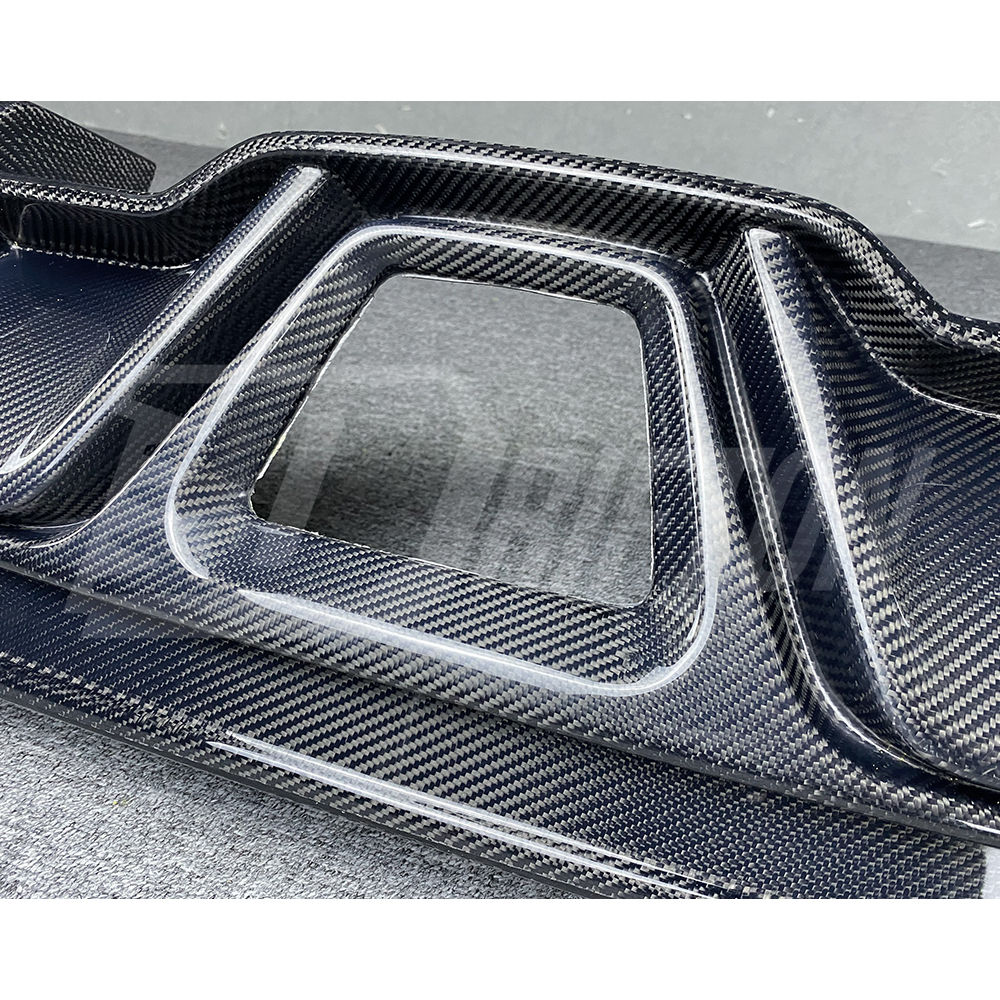 Toms Style Carbon Fiber Rear Diffuser For Toyota Supra MK5 A90 A91 GR 2019-2024
