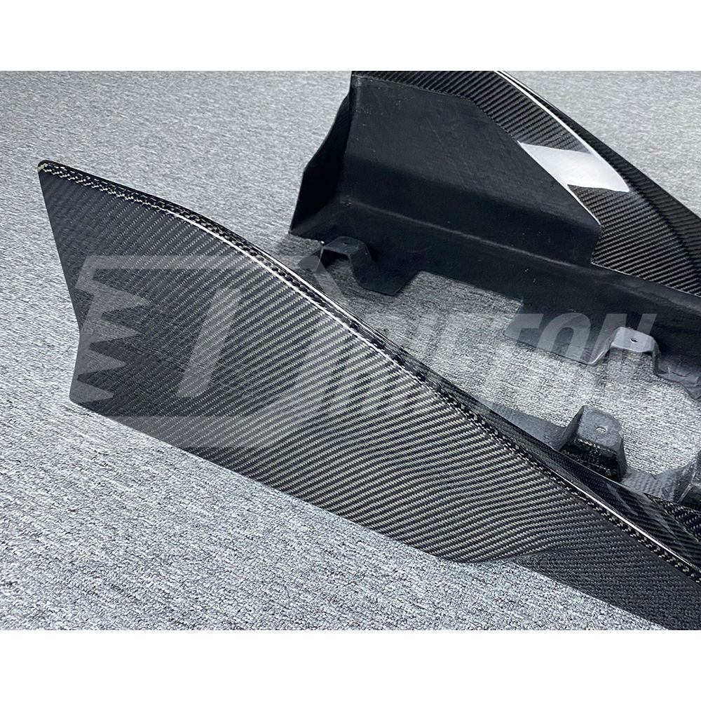 Toms Style Carbon Fiber Side Skirt For Toyota Supra MK5 A90 A91 GR 2019-2024