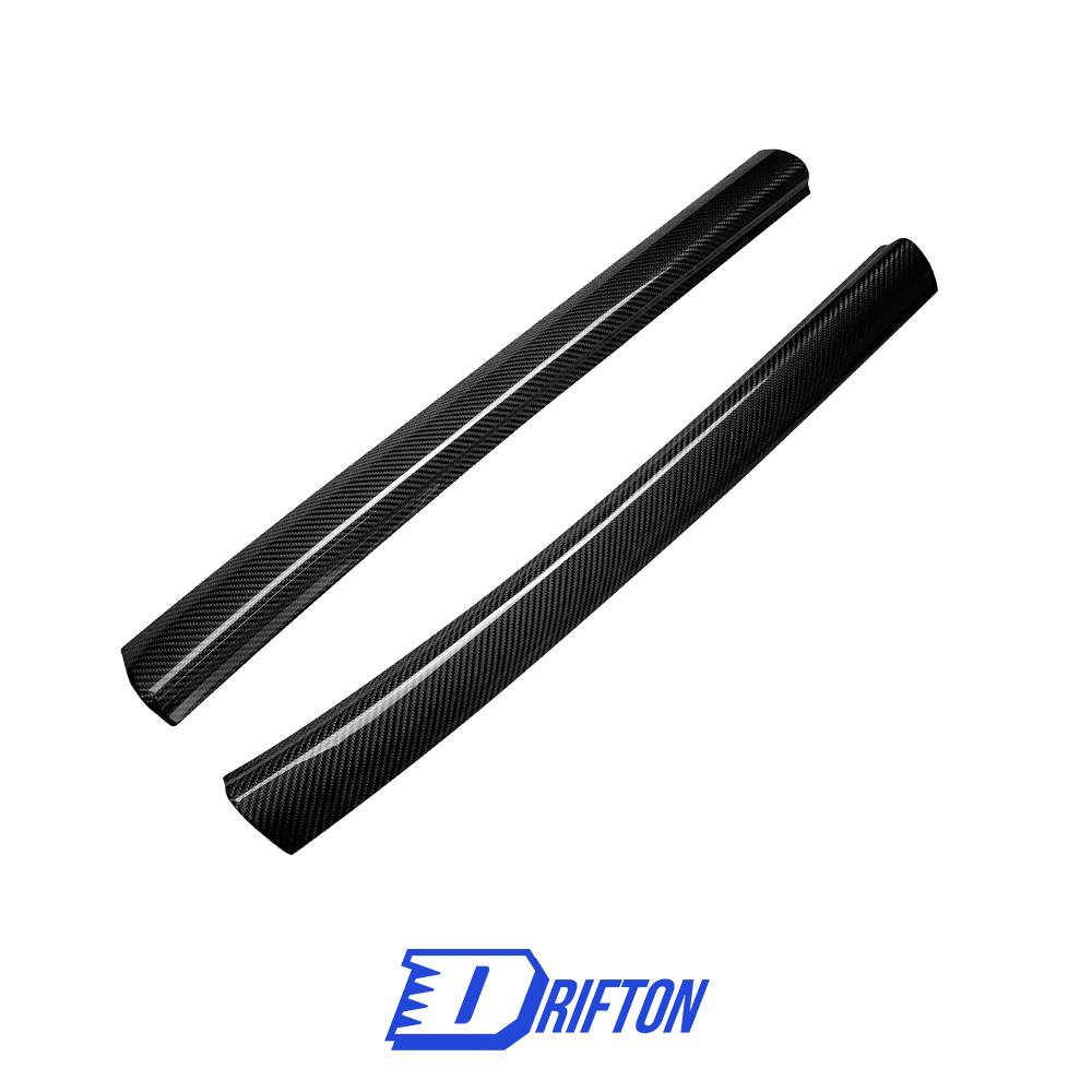 Dry Carbon Fiber Door Sill Pedal Strip For Toyota GR Supra A90 A91 MK5 2019-2024