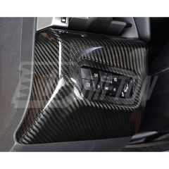 Dry Carbon Fiber Interiors Kits Headlight Power Switch Panel Cover For Toyota GR Supra A90 A91 MK5 2019-2024
