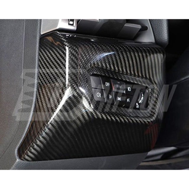 Dry Carbon Fiber Interiors Kits Headlight Power Switch Panel Cover For Toyota GR Supra A90 A91 MK5 2019-2024