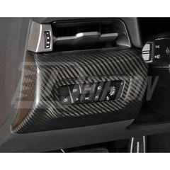 Dry Carbon Fiber Interiors Kits Headlight Power Switch Panel Cover For Toyota GR Supra A90 A91 MK5 2019-2024
