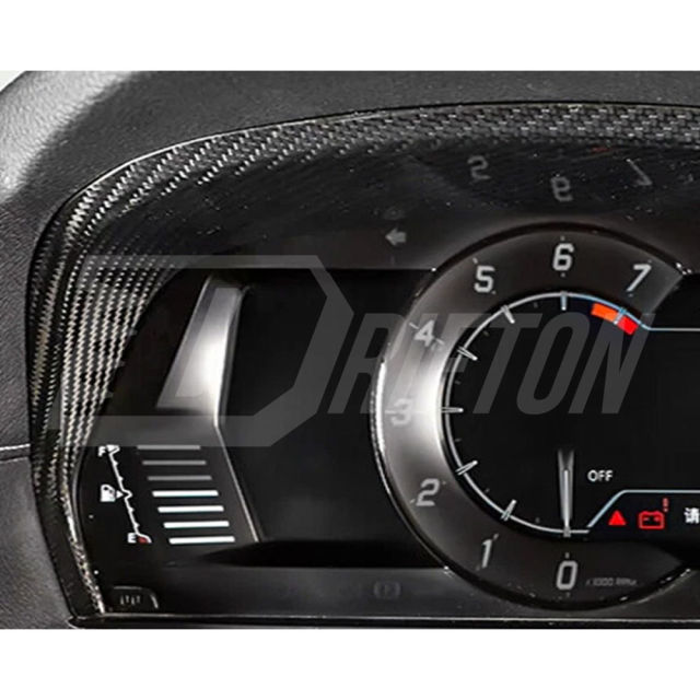 Dry Carbon Fiber Interiors Kits Instrument Panel Frame For Toyota GR Supra A90 A91 MK5 2019-2024