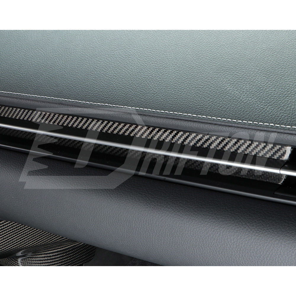 Dry Carbon Fiber Interiors Kits Passenger AC Trim Cover For Toyota GR Supra A90 A91 MK5 2019-2024