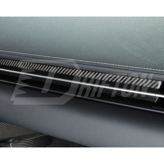 Dry Carbon Fiber Interiors Kits Passenger AC Trim Cover For Toyota GR Supra A90 A91 MK5 2019-2024