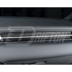 Dry Carbon Fiber Interiors Kits Passenger AC Trim Cover For Toyota GR Supra A90 A91 MK5 2019-2024