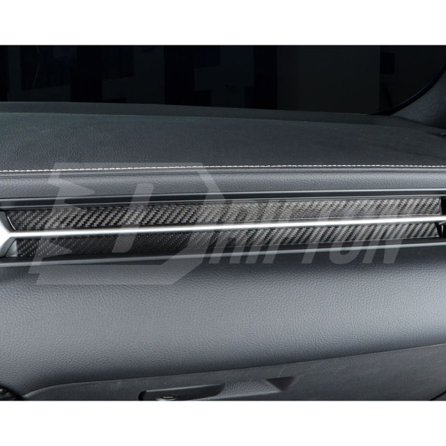 Dry Carbon Fiber Interiors Kits Passenger AC Trim Cover For Toyota GR Supra A90 A91 MK5 2019-2024