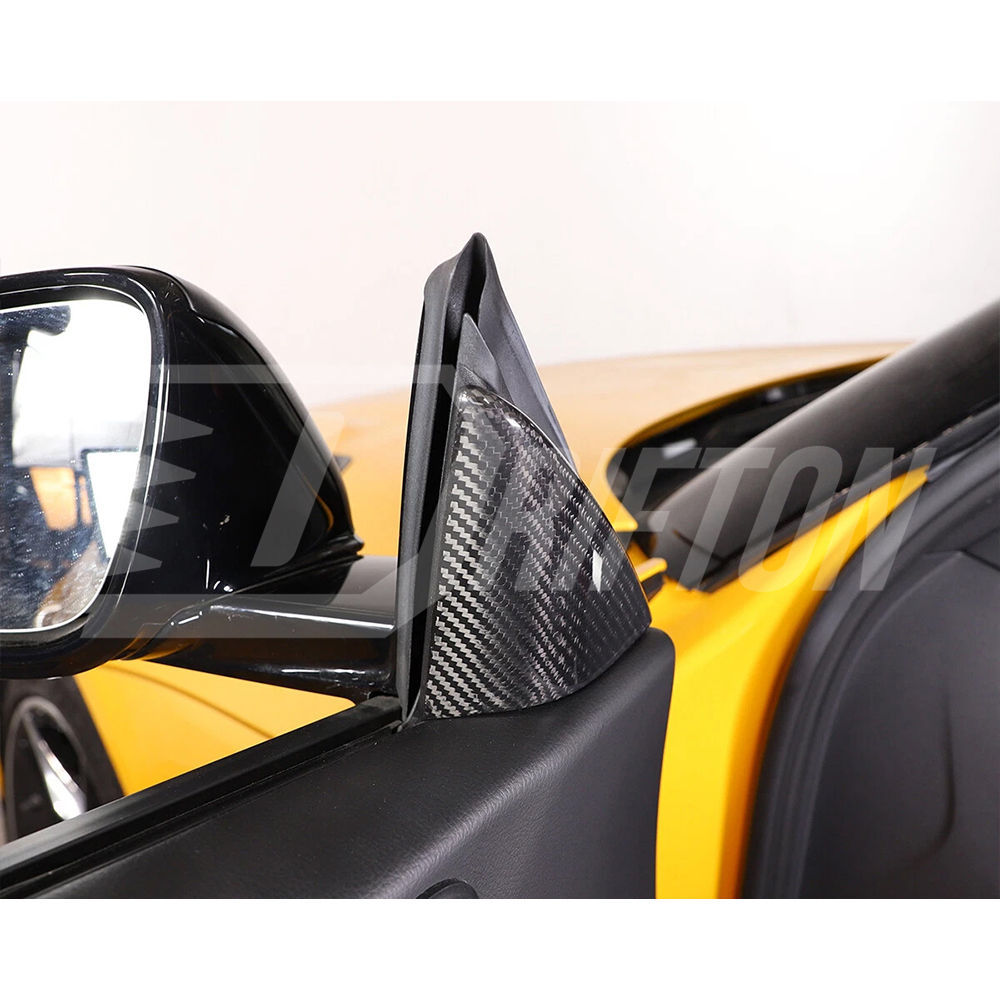Dry Carbon Fiber Interiors Kits Triangle Cover For Toyota GR Supra A90 A91 MK5 2019-2024