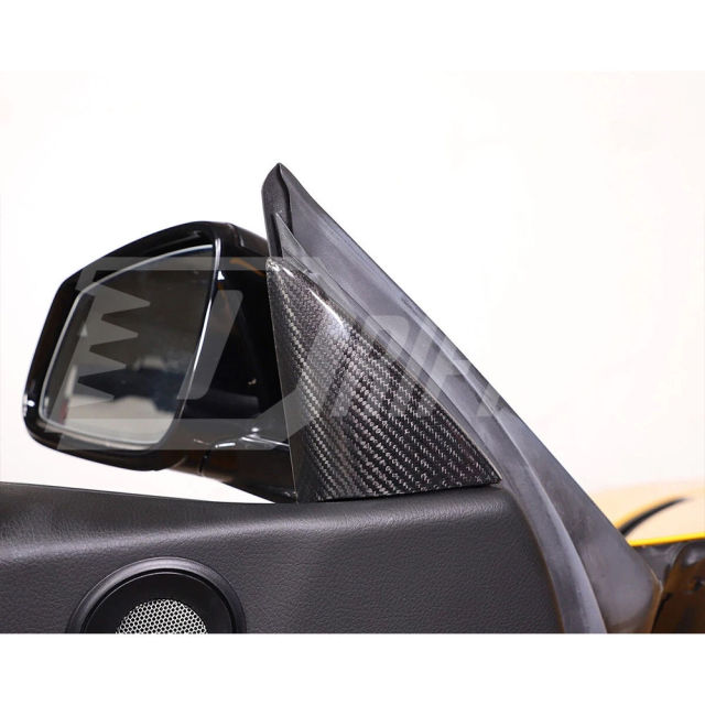 Dry Carbon Fiber Interiors Kits Triangle Cover For Toyota GR Supra A90 A91 MK5 2019-2024