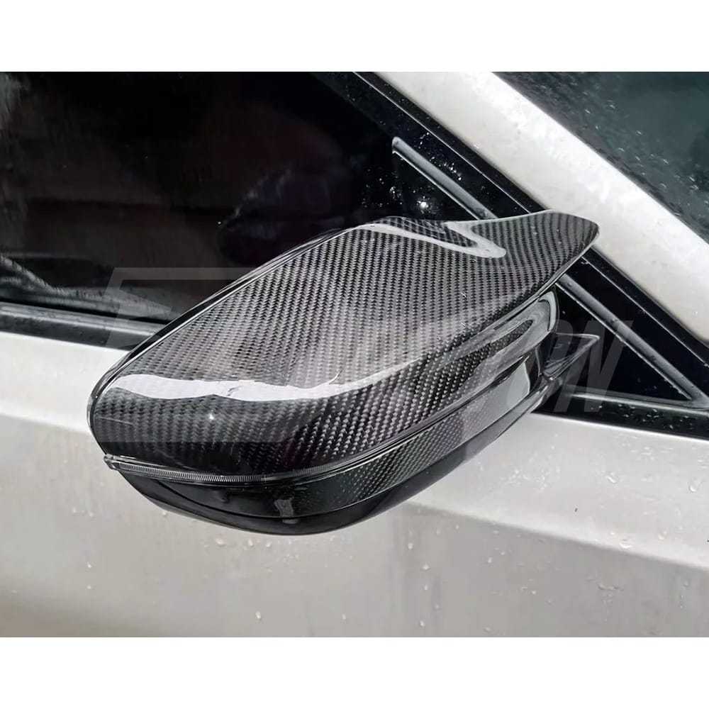 MP Style Carbon Fiber Replace Side Mirror Cover For BMW 3 Serises G20 LCI 2023-ON