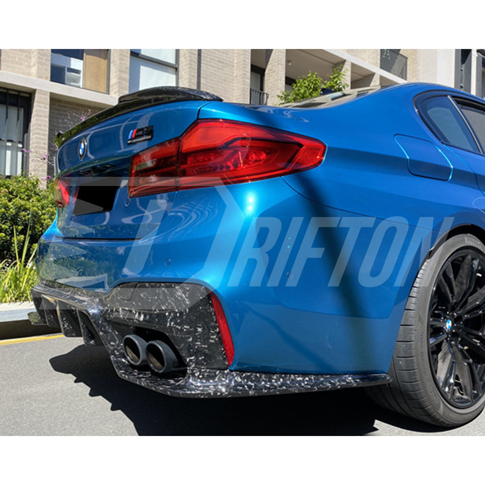 3D Style Carbon Fiber Rear Diffuser For BMW 5 Series F90 M5 2017-2023